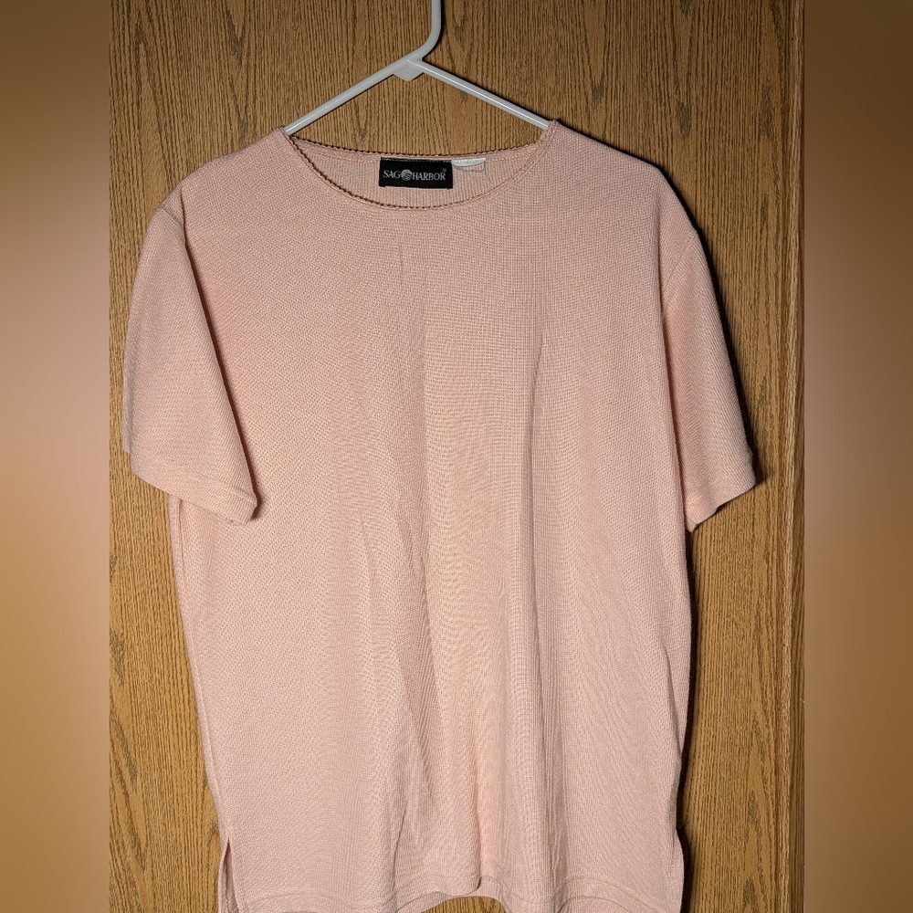 Sag Harbor Pink Blouse